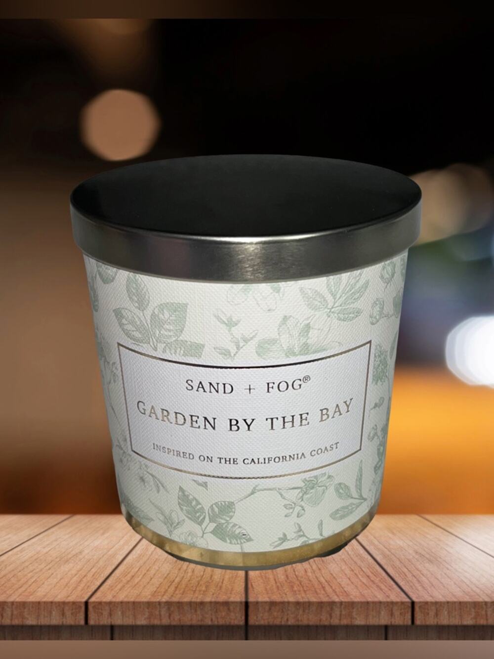 NEW! Sand + Fog Garden by the Bay Scented Luxury Candle 10oz